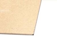 Brun 3  mm masonitplade efter mål fra B 100 til 500 x L 1200 til 1700 mm